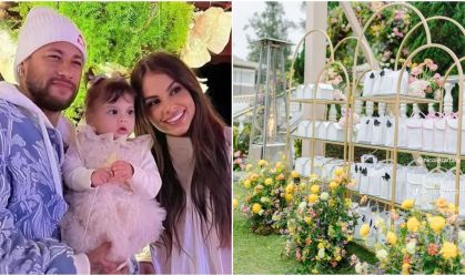 Saiba as lembrancinhas do aniversário de 1 ano de filha do Neymar