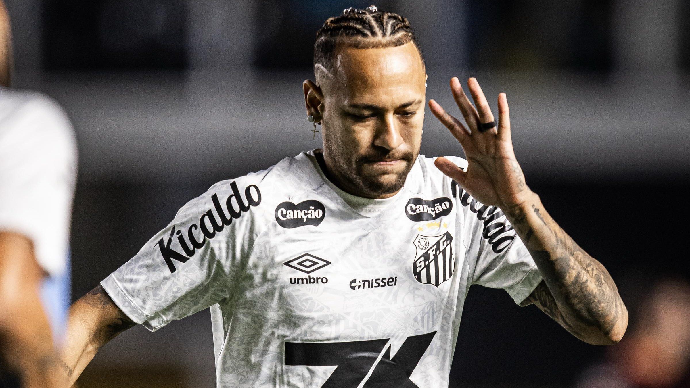 Neymar, jogador do Santos