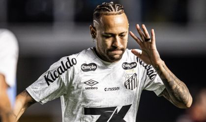 Neymar, jogador do Santos