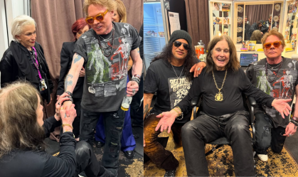 Ozzy Osbourne mostra 1º encontro com Axl Rose: "Verdadeiro cavalheiro"