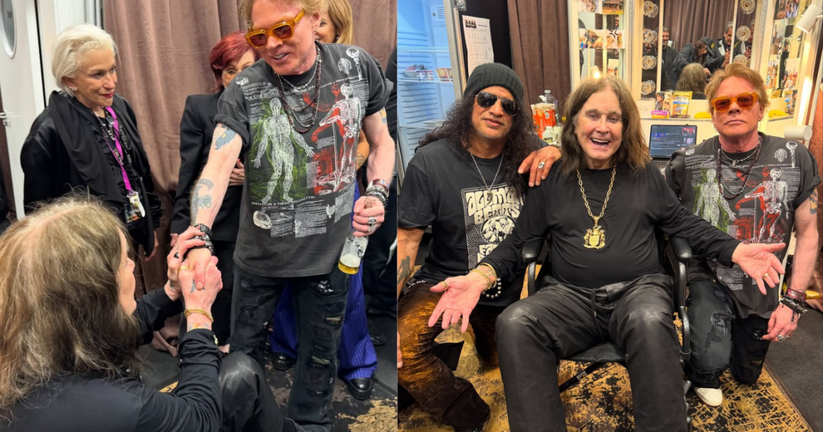 Ozzy Osbourne mostra 1º encontro com Axl Rose: 