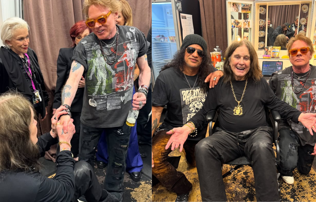 Ozzy Osbourne mostra 1º encontro com Axl Rose: 