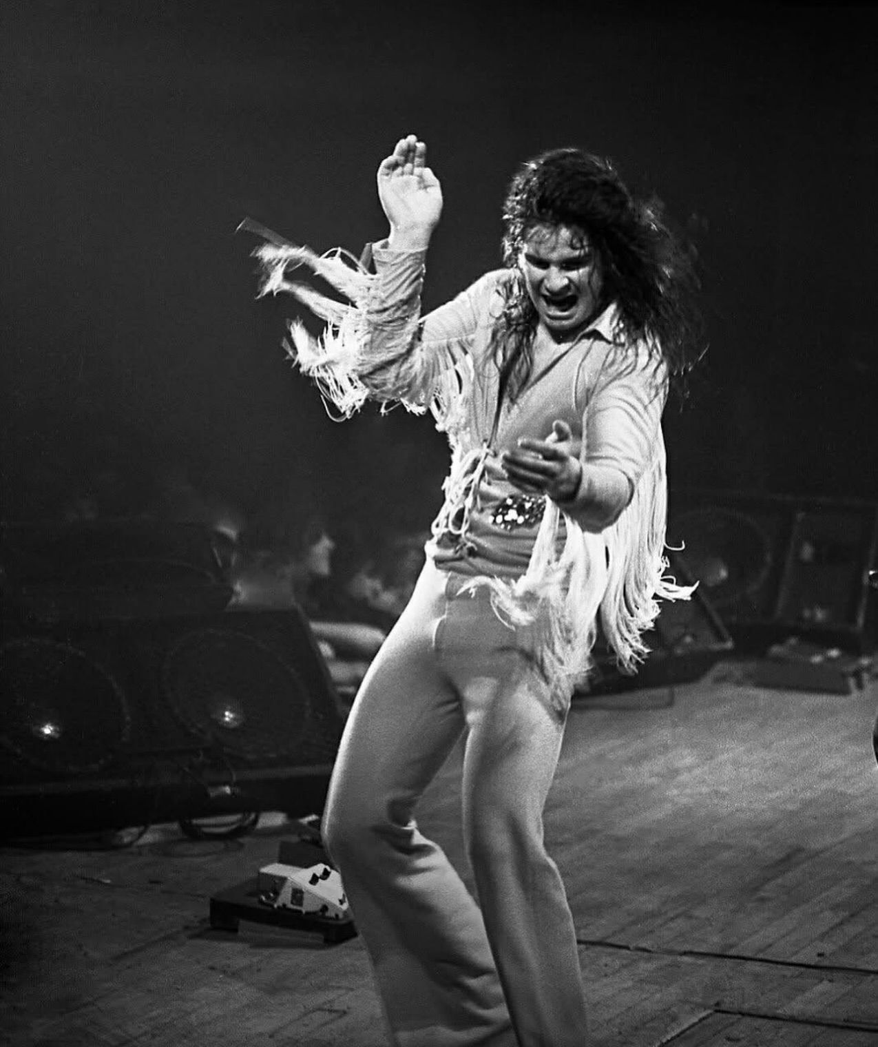 Ozzy Osbourne em show em 1979 • Instagram / Ozzy Osbourne