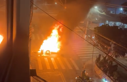 Operação na favela do Paraisópolis provocou caos no início da noite desta quinta-feira (10)