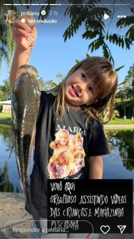 Poliana Rocha revelou que Leonardo ficou orgulhoso da neta Maria Alice • Instagram/Poliana Rocha