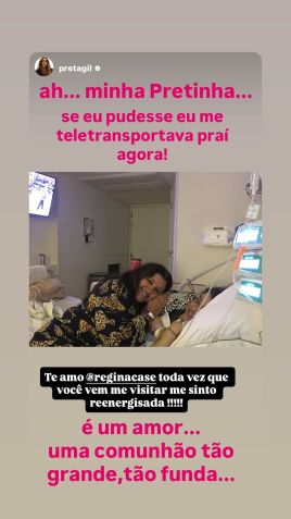 Regina Casé se declara para Preta Gil • Instagram/Regina Casé