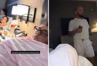 Em tratamento nos EUA, Preta Gil recebe visita de Gominho