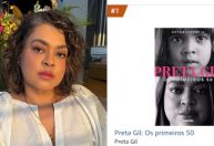 Autobiografia de Preta Gil é livro mais vendido em lista de plataforma