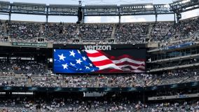 MetLife Stadium, em Nova Jersey, na partida de PSG x Real Madrid na semifinal do Mundial de Clubes
