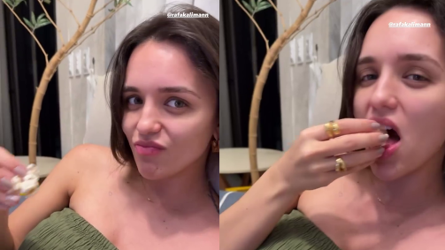 O desejo de grávida de Rafa Kalimann é pipoca com dentes de alho fritos