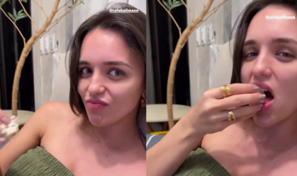 Nattan tem enjoo com desejo de grávida de Rafa Kalimann