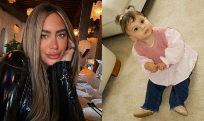 Irmã de Neymar posta foto inédita no aniversário da sobrinha Helena