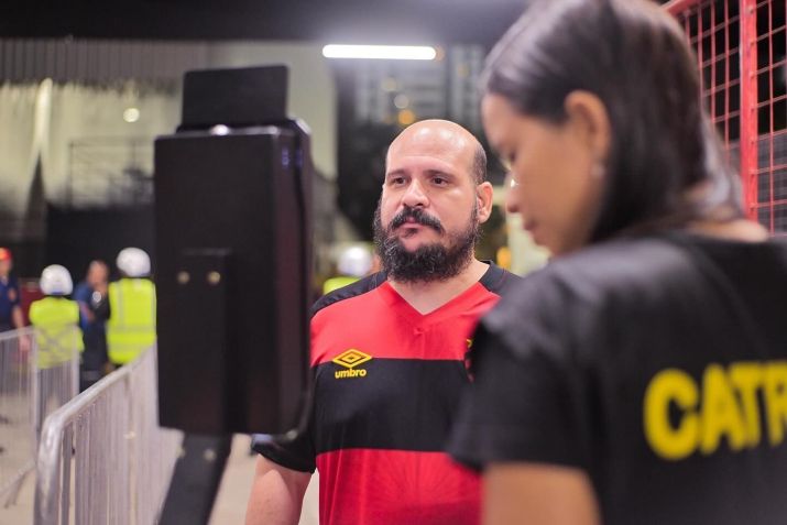 Ilha do Retiro, estádio do Sport, conta com reconhecimento facial • Divulgação/Imply
