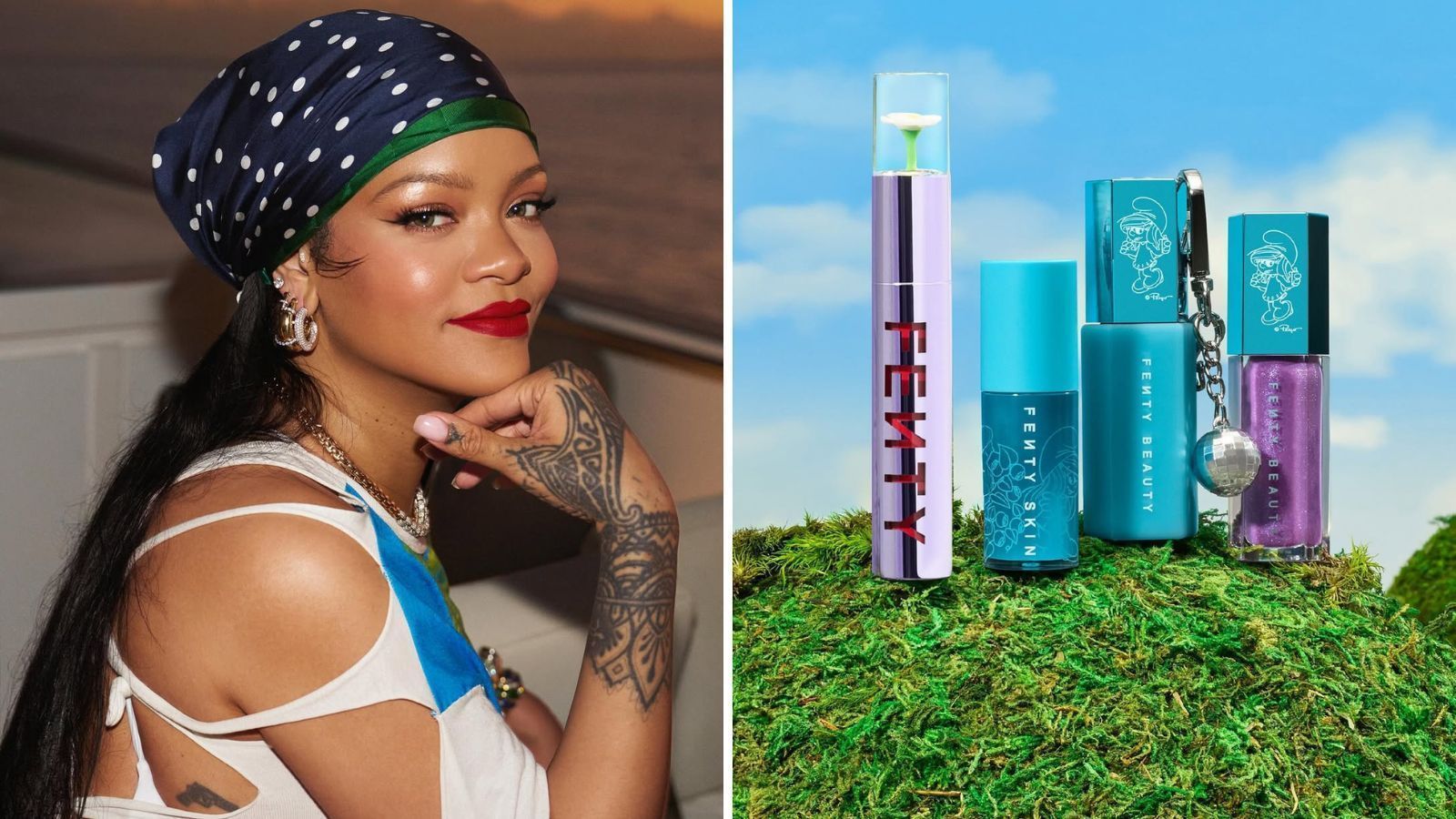 No novo longa da franquia, Rihanna dá voz a Smurfette