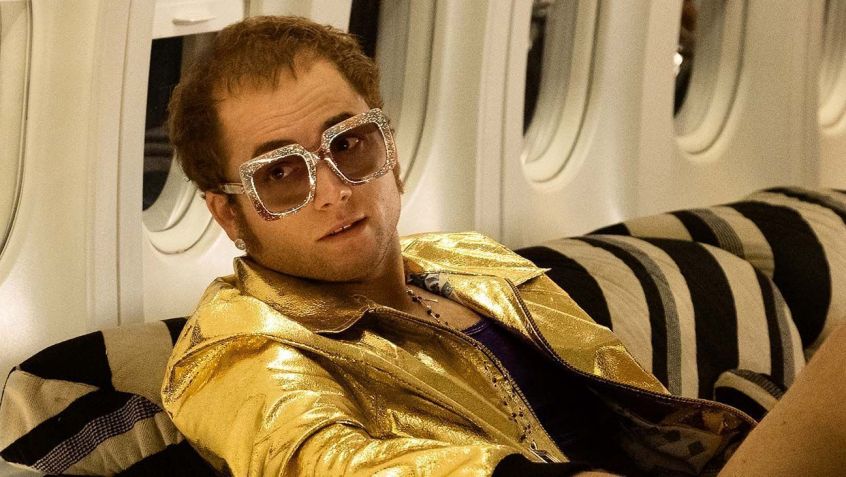 Taron Egerton in the scene of "Rocketman" • Reproduction
