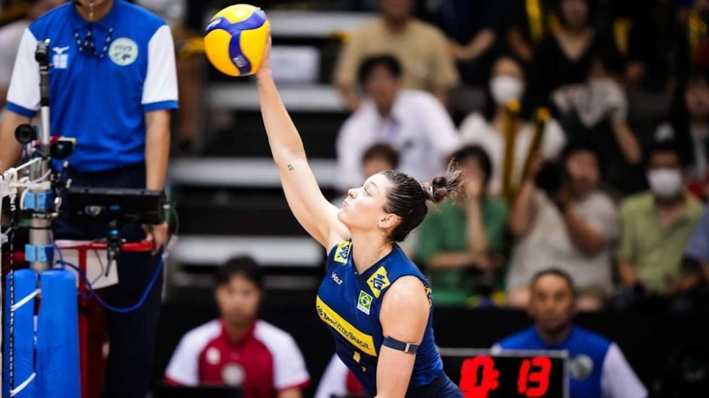 Rosamaria comandou vitória do Brasil contra a Bulgária