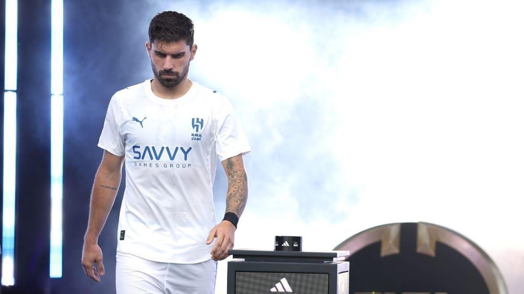 Rúben Neves, do Al-Hilal, em partida do Mundial