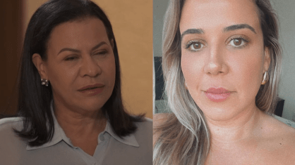 Dona Ruth Moreira, mãe de Marília Mendonça, e Fernanda Costa Souza, ex-esposa de Henrique Bahia