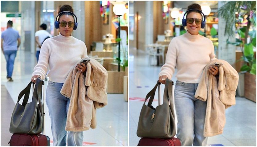 Sheron Menezzes usa bolsa de R$ 21.071 da YSL • Priscila Silva / AgNews