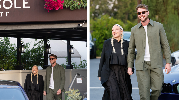 Sia e Harry Jowsey de mãos dadas • Rachpoot/Bauer-Griffin/GC Images via Getty Images