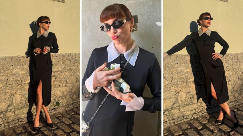 Alice Wegmann mostra modelito de Solange para casamento de Fátima em "Vale Tudo" • Instagram/Alice Wegmann