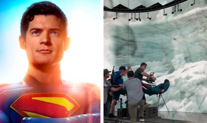 "Superman": James Gunn mostra bastidores de cena de voo