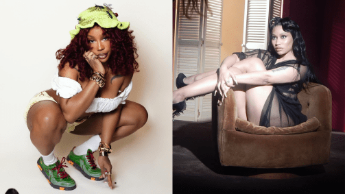 SZA e Nicki Minaj protagonizaram uma briga no X na terça-feira (15)