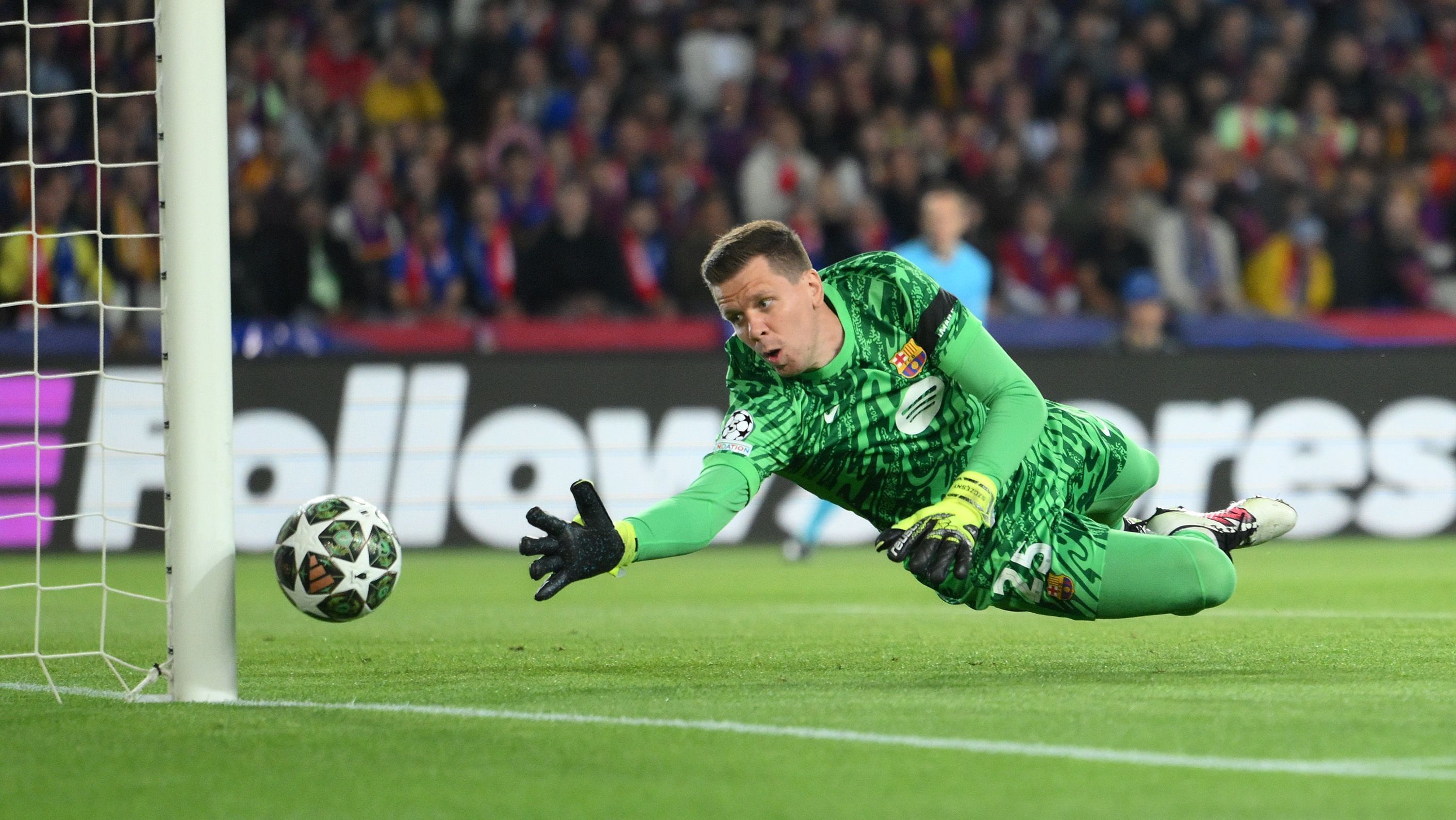 Szczesny em partida do Barcelona
