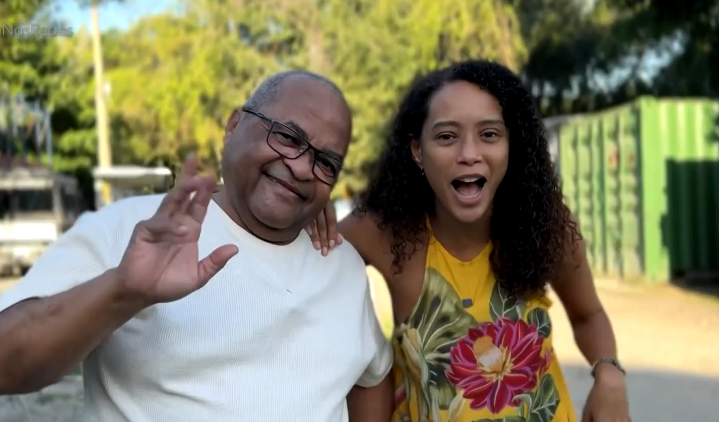 Silvinho é tio de Taís Araújo e leva lanches para a atriz nos estúdios da TV Globo