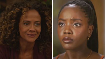 Tânia (Aline Borges) e Leo (Clara Moneke) selam parceria em "Dona de Mim"