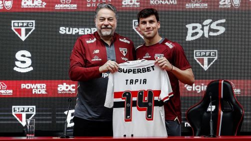 Gonzalo Tapia foi apresentado no São Paulo