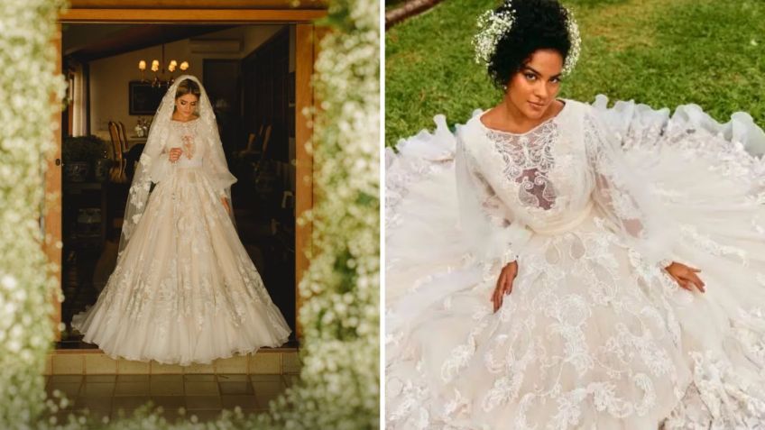 Vestido de ensaio fotográfico de Maria de Fátima foi usado por Thassia Naves • Instagram/Thassia Naves