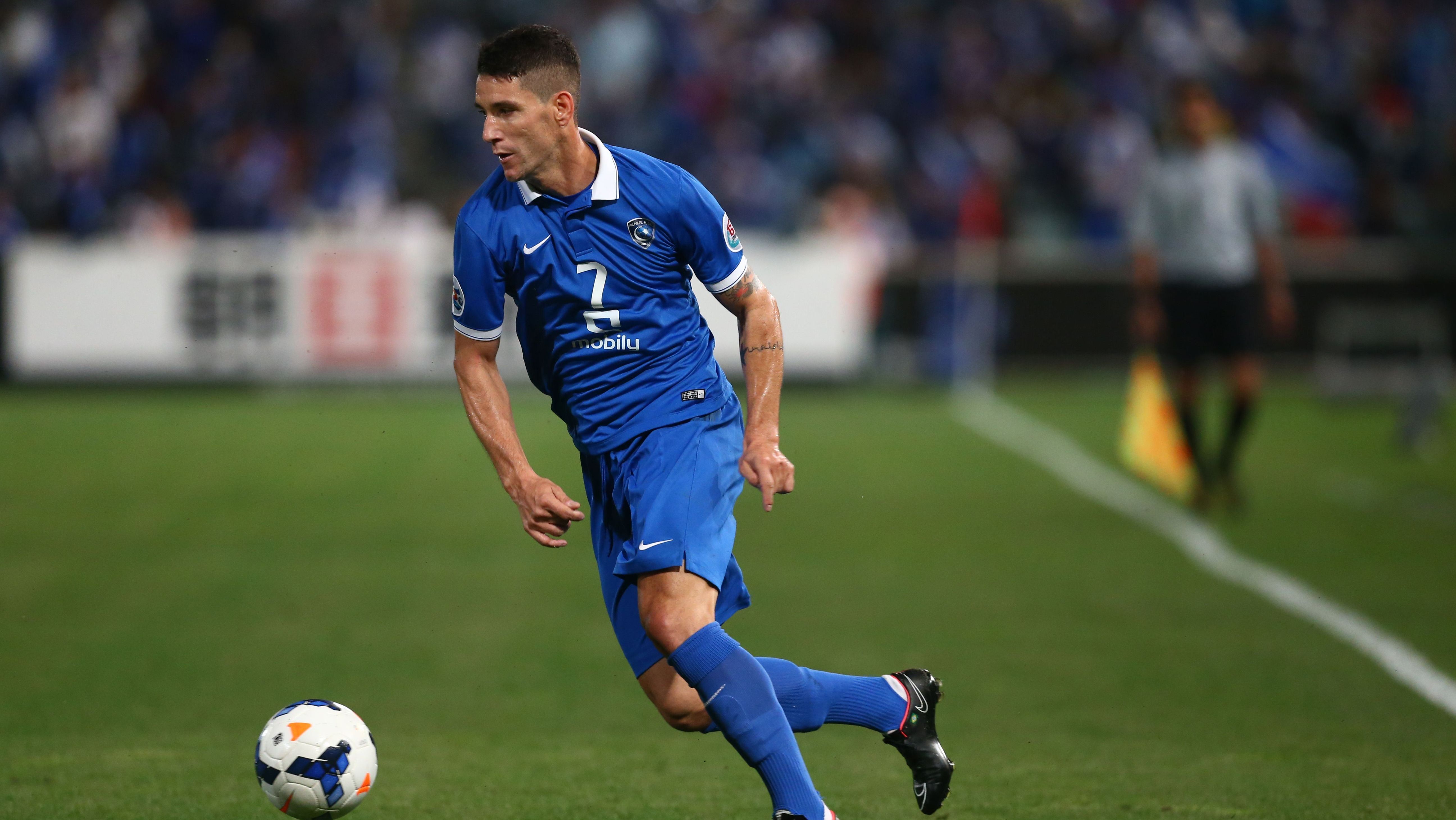 Thiago Neves em ação pelo Al-Hilal, na final da Champions da Ásia em 2014