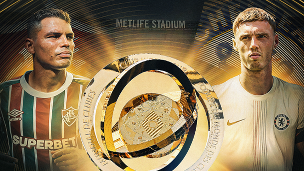 Arte com Thiago Silva e Cole Palmer