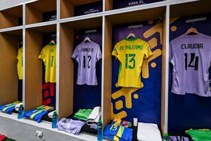 Uniformes do Brasil na Copa América Feminina