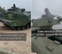 Cúpula do Brics: veículo anfíbio da Marinha é usado na segurança
