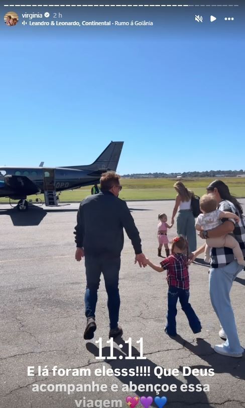 Virginia Fonseca mostrou os filhos indo viajar com os ex-sogros • Instagram/Virginia Fonseca