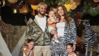 Virginia e Zé Felipe posam juntos em mesversário do filho; veja fotos