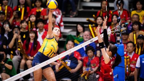 Brasil venceu o Japão na VNL