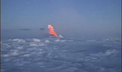 Vulcão entra em erupção após terremoto na Rússia