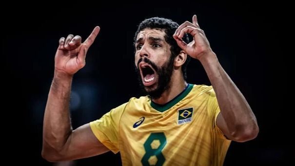 Wallace, eleito melhor jogador da VNL de 2021 • Reprodução/FIVB