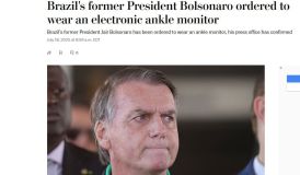 Imprensa internacional repercute operação da PF contra Bolsonaro