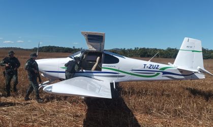 Avião roubado no Maranhão é localizado no Tocantins