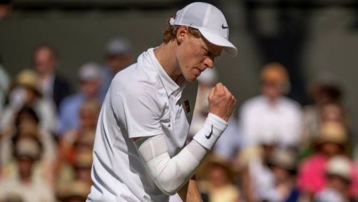 Jannik Sinner na final de Wimbledon