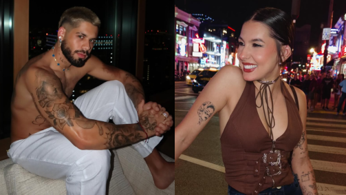 Os dois cantores foram vistos juntos passeando em um parque de diversões em uma viagem para a Disney