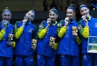 Ginástica Rítmica: Brasil é prata e conquista medalha inédita no Mundial