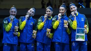 Ginástica Rítmica: Brasil é prata e conquista medalha inédita no Mundial