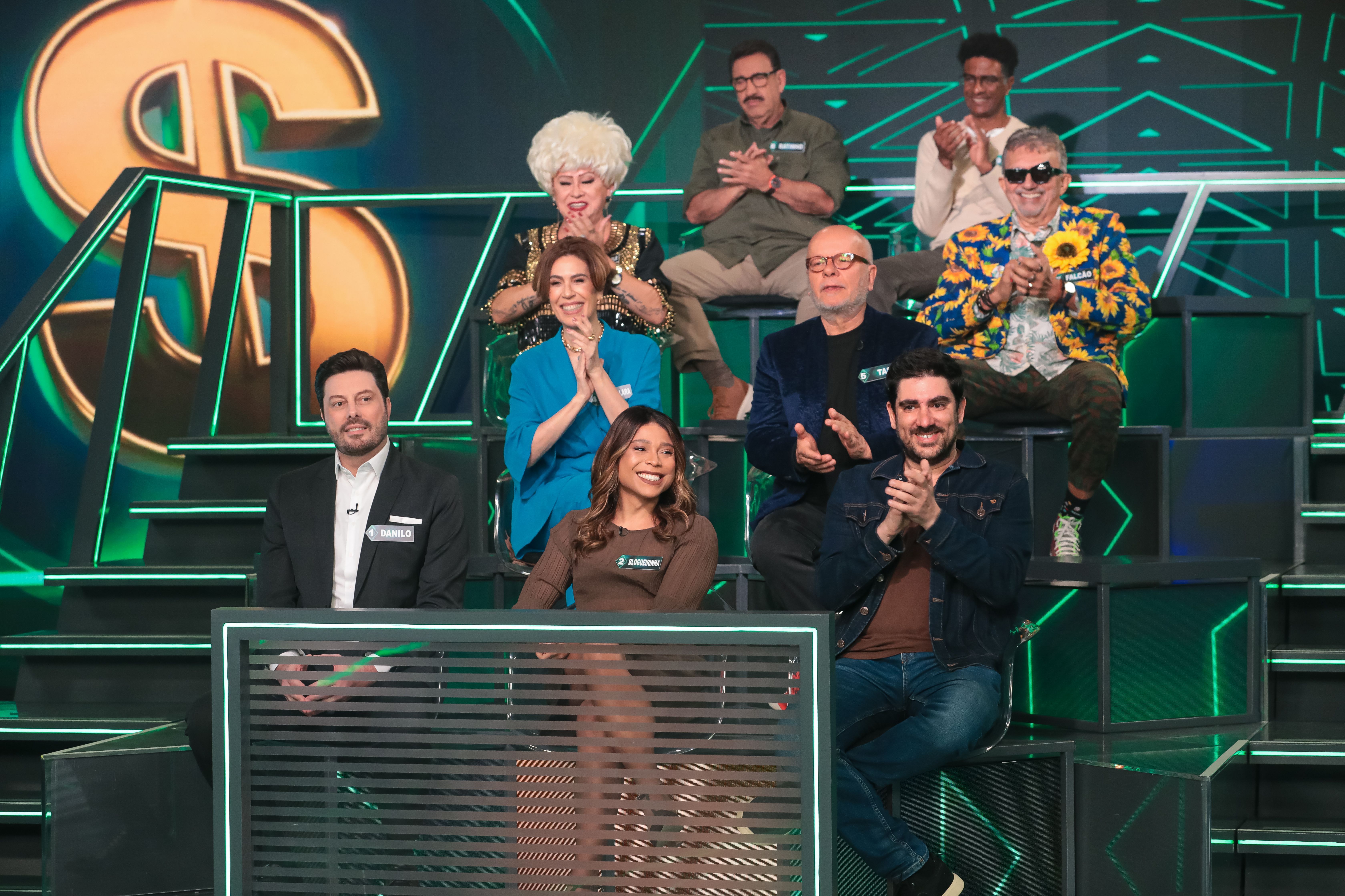Elenco do "Show do Milhão Celebridades" • Gabriel Cardoso/SBT