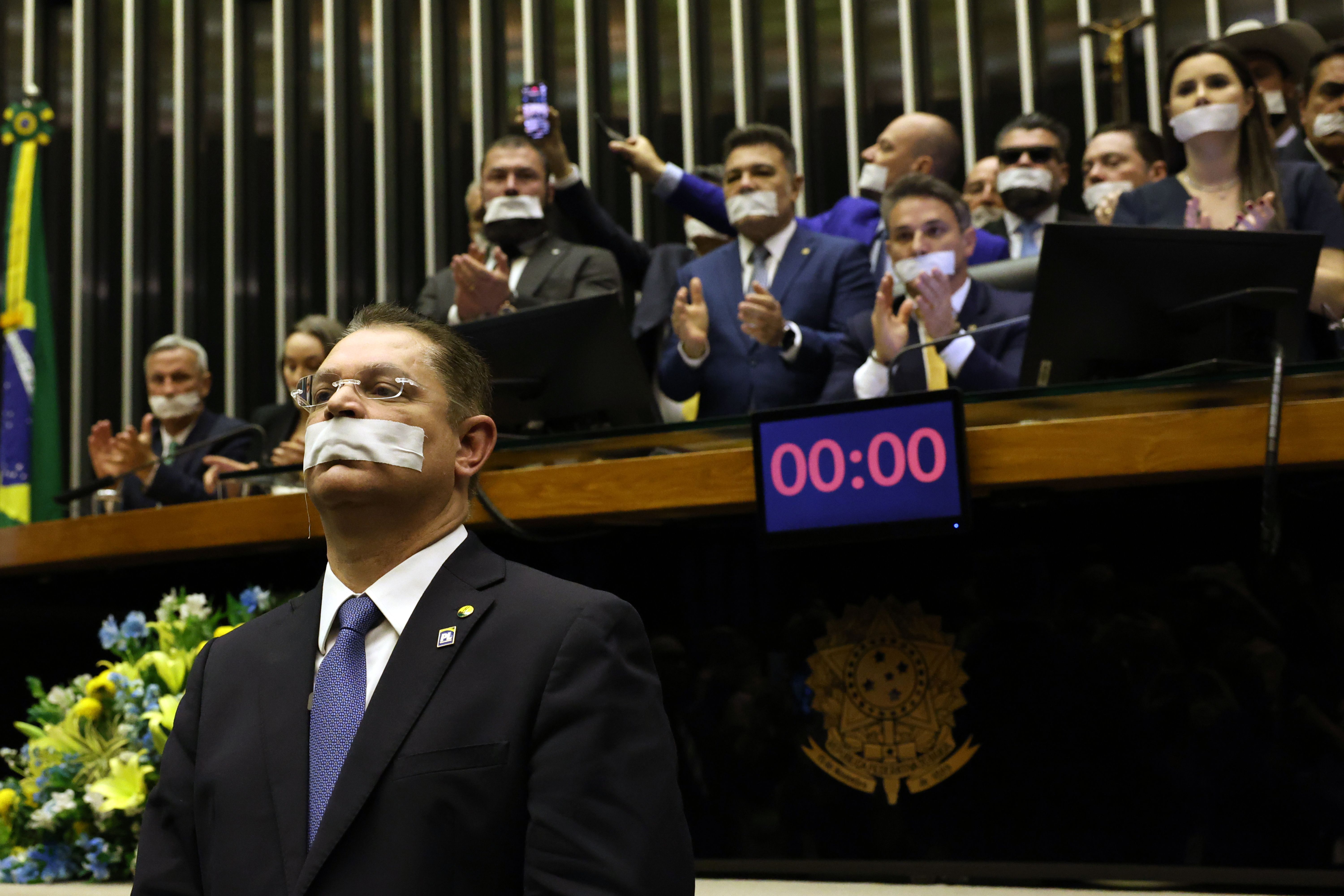 Ato da oposição na Câmara dos Deputados
