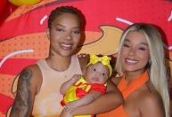 Brunna Gonçalves surpreende Ludmilla com mesversário "Numababy"